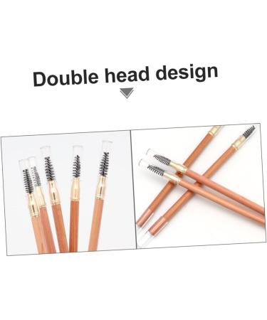 Healeved 2pcs Double Ended Eyebrow Pencil with Brush Dark Brown Eyebrow Pencils Eyebrow Drawing Pencils Wood - Buy Online on GoSupps.com