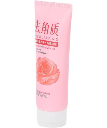 Qukaim Exfoliating Gel Exfoliating Gel Moisturizing Exfoliator with Rose Extract 120g Oil Control Cuticle Removal Deep Pore Cleansing - Buy Online on GoSupps.com