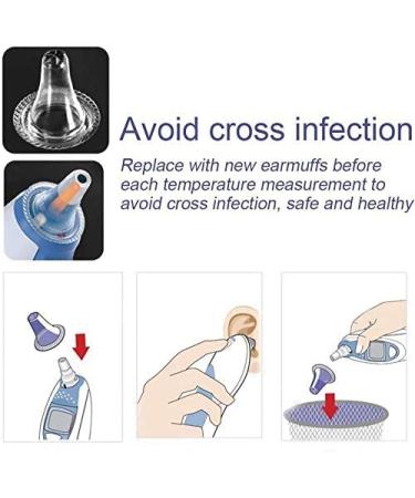 Buy 300-Pack Fever Thermometer Protective Caps - Replacement Covers for Brown Ear Thermometers - Universal Fit & Quality Protection - Buy Online on GoSupps.com