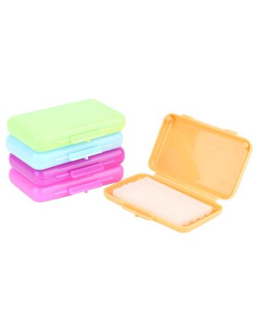 Orthodontic relief wax with 5 boxes prevents mouth ulcers clean teeth apple orange grape mint aromas small and light medical quality oral care