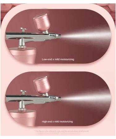Dewedrt Handheld Airbrush Rechargeable Airbrush Compressor Airbrush Set for Nail Art Barber Makeup Painting Pink - Buy Online on GoSupps.com
