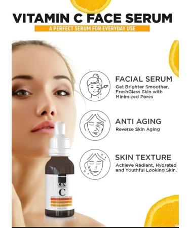 ican london Vitamin C Serum for Face Anti Aging Serum with Hyaluronic Acid Anti-Aging & Brightening Serum for Dark Spots Wrinkles Glow & Radiance 30 ml - Buy Online on GoSupps.com