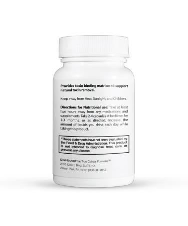 TrueCarbonCleanse - Advanced Vegan Gut Detoxifier with Organic Bamboo Activated Charcoal - 60 Non-GMO Gluten-Free Capsules for Optimal Health - Buy Online on GoSupps.com