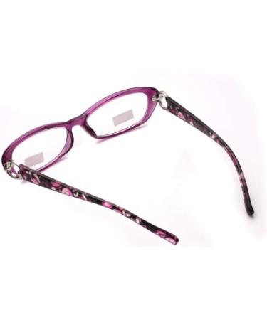 Celech Ultra-Light Elegant Full-Frame Reading Glasses for Women - Resin Diopters +1.5 +2.5 +3 +3.5 in Brown & Purple - Shop Now! - Buy Online on GoSupps.com