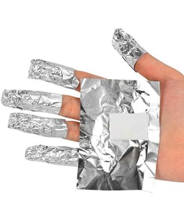  SagaSave 50 / 100 Pieces Aluminum Nail Polish Remover Pads for Easy Removal of Nail Polish - Buy Online on GoSupps.com