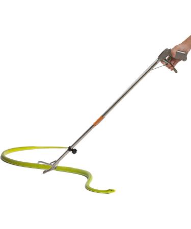 Foldable Self Lockable Stainless Steel Reptile Grabber Snake Tong Snake Catcher Stick Rattlesnake Catcher Grabber Pick-up Handling Tool Snake Tong Foldable Reptile Grabber Catcher Handling Too - Buy Online on GoSupps.com