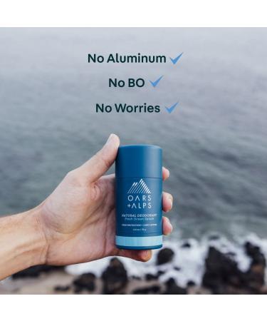 Oars + Alps Fresh Ocean Splash Deodorant - 2.6oz Aluminum-Free, Alcohol-Free, Vegan & Gluten-Free - Unisex Formula for Men and Women - Buy Online on GoSupps.com