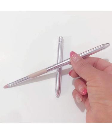 Retractable Lip Brush with Lid - Travel-Friendly Make-Up Tool for Lipstick & Gloss | Perfect for Eyeshadow & Gloss-Up Applications - Buy Online on GoSupps.com