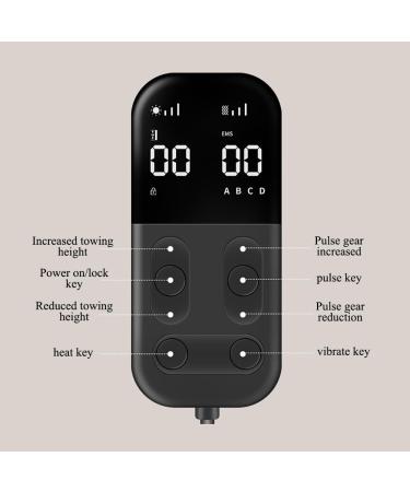 FLEXKJ Lumbar Vertebrae Traction Device - Adjustable Electrical Support with Low-Frequency Impulse & Thermal Moxibustion for Waist Pain Relief - Buy Online on GoSupps.com