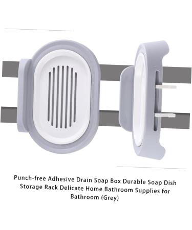Ciieeo 2pcs Soap Rack Kitchen Sink Soap Holder Kitchen Sink Organizer Wall- Mounted Soap Holder Bathroom Wall Hook Soap Dish Holder Bath Soap Holder Soap Plate Soapdish No Punching Shelf - Buy Online on GoSupps.com
