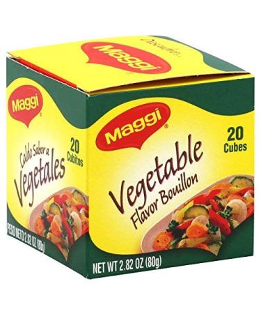 Maggi Veggie Bouillon Cube 2.82 OZ(Pack of 4) Veggie 2.82 Ounce (Pack of 4)