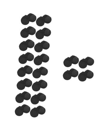 FRCOLOR 20 Pairs Forefoot Pad Invisible Toe Topper Socks Foot Cushion Socks Toe Covers Socks Invisible Half Socks Toe Socks Womens Socks High Heel Half Socks Silicone Liner Summer Women's