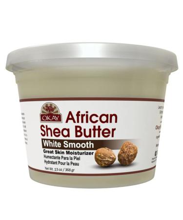Okay Pure Naturals African Shea Butter White  Smooth 13 oz (368 g)