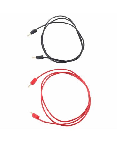 Banana Plug Test Line 2Mm - 10A PVC Plated Outlet Test Leads for Experiment & Trial - High Quality Test Cable - Buy Online on GoSupps.com