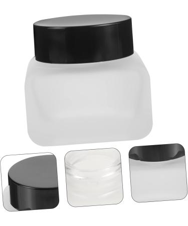 minkissy Eyeshadow Jars Sample Jars Toiletry Bottle Face Cream Jar Body Butter Jars Lotion Jar Empty Refillable Cosmetic Jars Portable Cosmetic Jar Empty Cream Jar Square Glass Travel Box - Buy Online on GoSupps.com