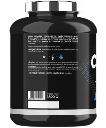 Superset Nutrition - 100% Casein Advanced (1.8 kg) - Slow Assimilation Protein - Dry Anti-Catabolic and Muscle Gain Goals - Low Sugars Enriched with Vitamin D3 - Creamy Vanilla - Buy Online on GoSupps.com