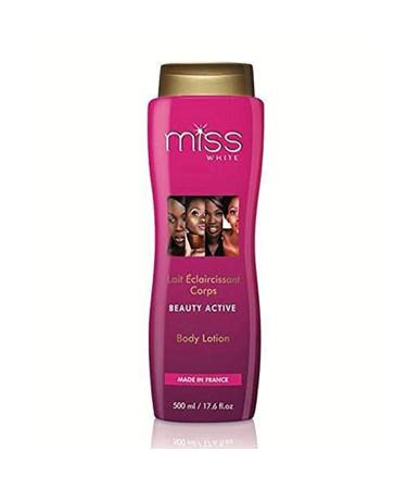 Fair & White Miss White Brightening Body Lotion - 400ml/13.5 Fl oz - Daily Moisturising Lotion Formulated with Almond Oil
