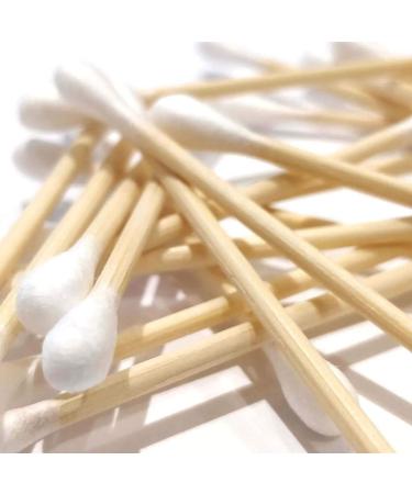 EcoSlurps Bamboo Cotton Swabs - 100% Compostable Medical Ear Sticks | Plastic-Free Eco-Friendly 1 Tree Planted per Sale - Made in GB - Buy Online on GoSupps.com