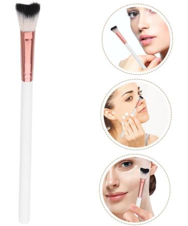 FRCOLOR Fish Tail Brush Highlighter Blush Brush Foundation Brush Portable Nose Brush Contour Brush Women Makeup Tool Woman Makeup Brush Powder Brush Makeup Brushes Nose Shadow Brush White 18.50X1.00X1.00CM White - Buy Online on GoSupps.com