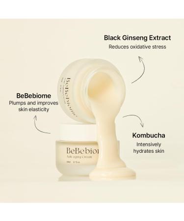 BeBebiome Anti-Aging Cream - Tightening & Hydrating Face Moisturizer with Kombucha & Black Ginseng - Cruelty Free & Pregnancy Safe 50ml - Buy Online on GoSupps.com