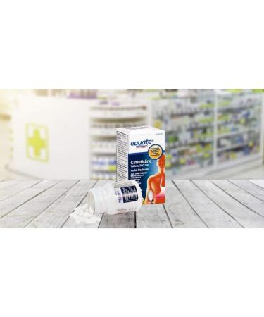Cimetidine 200mg - Equate Heartburn Relief Stomach Acidity Reducer - 60 Tablets x3 - Buy Online on GoSupps.com