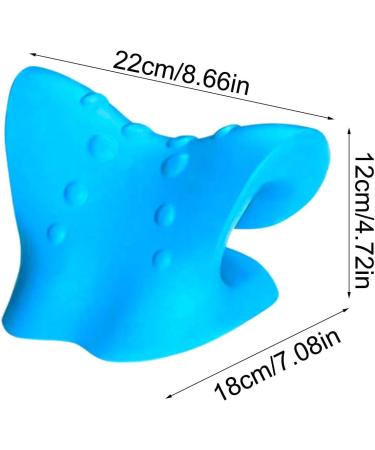 Neck Stretcher Pillow | Cervical Traction Neck Hump Neck Traction Pillow Neck Stretcher Cervical for Optimal Support in All Sleeping Positions - Buy Online on GoSupps.com