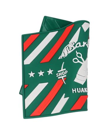 MAGICLULU Haircut Mat Barber Mat for Station Hair Rollers for Women Holder Storage Vanity Accessories for Women Salon Mats for Hair Stylist Anti- Pad Rubber Pad Modeling