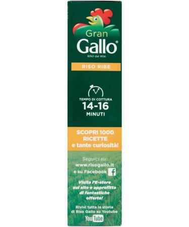  Italian Gourmet E.R. Gran Gallo Riso Ribe 100% Italian Rice ideal for any type of recipe cooking time 15 minutes 1 kg pack + Italian Gourmet Polpa di Pomodoro box 400 g - Buy Online on GoSupps.com