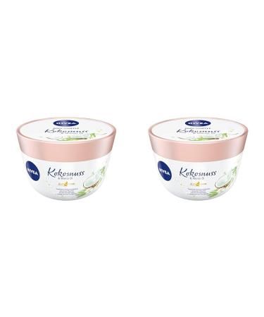 Nivea Body Souffl Kokosnuss & Monoi Oil (200 ml) body care for 24h moisture lotion for dry and very dry skin (pack of 2) 200 ml (2 -pack)