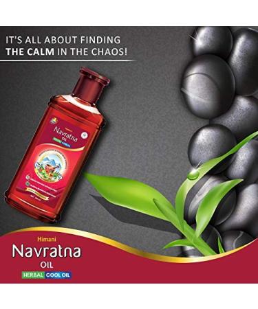Emami Himani Navratna Ayurvedic Herbal Hair Oil 500ml - Best Cooling Formula for Healthy Hair - Buy Online on GoSupps.com