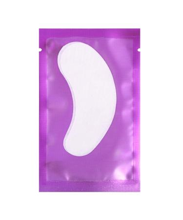 50 Pairs Hydrogel Eye Pads for Eyelash Extensions | Purple Under Eye Gel Patch | Prevent Fluttering & Protect Lower Lashes - Buy Online on GoSupps.com
