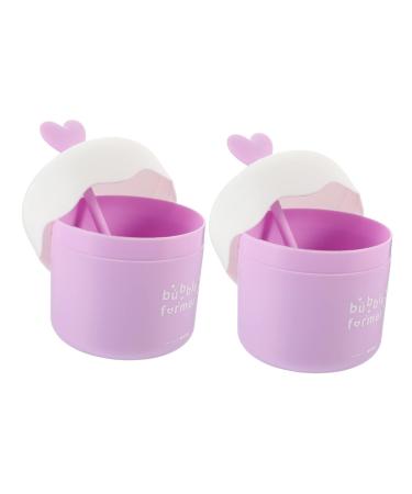 FRCOLOR 4 Pcs Portable Bubble Maker - Face Foam Maker Cup for Gentle Cleansing - Violet (Pack of 1 - Buy Online on GoSupps.com