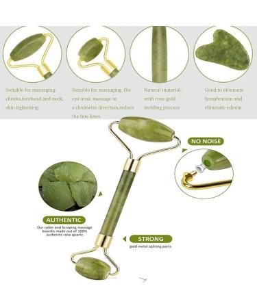 Natural Massager Facial Gouache Scraper Facial Massager Jade Roller Scraping Facial Micro Roller Facial Scraping (Color : Gua Sha Roller A) - Buy Online on GoSupps.com