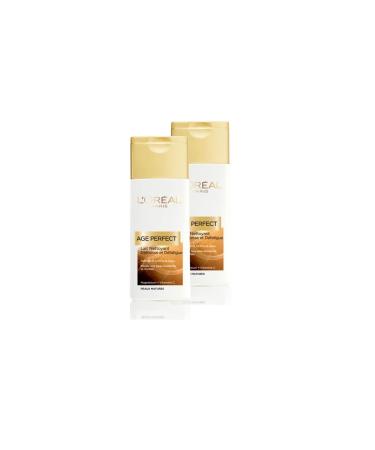 L'Oreal Paris L'Or al Paris Age Perfect Soothing Anti-Wrinkle Cleansing Milk - Mature Skin - Pack of 2