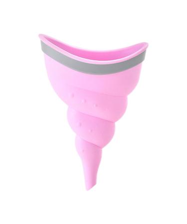 Womens Urinal Funnel Funnel Conch Type Female Urinal Device Standing Up to Pee Reusable Women Pee Funnel for Travel and Outdoor Pinks