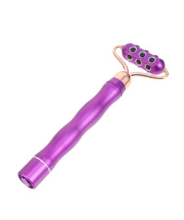 DOITOOL Facial Tool Facial Eye Care Hand Tools Eyelid Wisking Tool Electric Under Eye Roller Metal Eye Roller Eye Tool Dark Circle Remover Eye Mini Eye Supplies Purple Face
