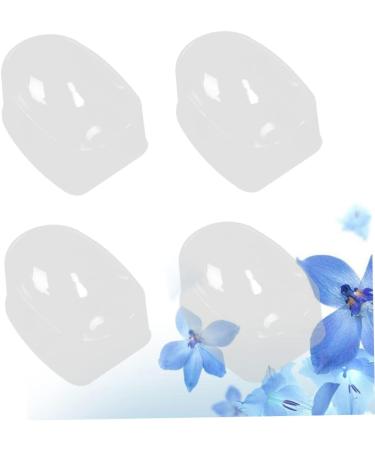 Healeved 4 Pcs Powder Container Dip Powder Nail Kit Manicure Container Nail Salon White Fingernail Polish French Manicure Dip Container Nail Gel Polish Jar Acrylic Nail Set 4pcs As Shown - Buy Online on GoSupps.com