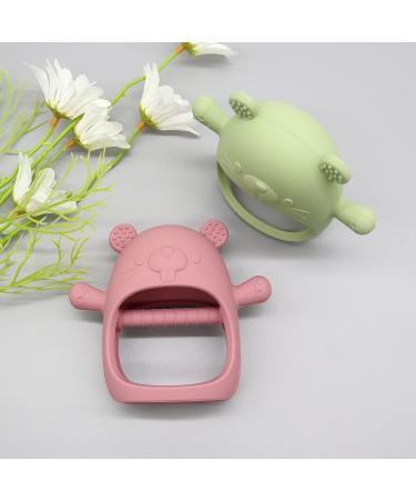 Marmot Silicone Teether Toy for Infants - Nipple Shape Chew Toy for Teething Pain Relief (Mango) - Buy Online on GoSupps.com