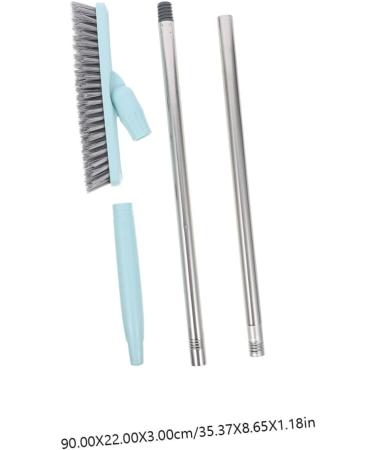 Solust Swivel Joint Cleaner Brush - Efficient Wall & Tile Cleaning Tool | Household Steel Floor Brush - 1 Pack (Blue) - Buy Online on GoSupps.com