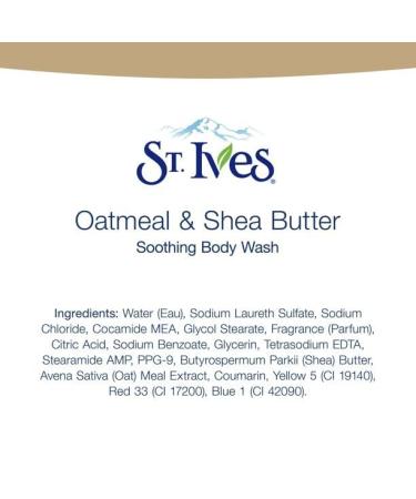 St. Ives Oatmeal and Shea Butter Moisturizing Body Wash 13.50 oz - Pack of 3 - Buy Online on GoSupps.com