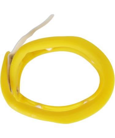 Buy Adjustable Silicone Neck Brace | Prevent Cervical Spine Traction | Soothing Support in Yellow - International Shipping Available - Buy Online on GoSupps.com