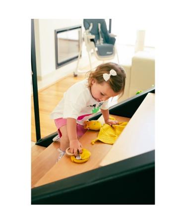 Doudou Bear Set - Soft Grey Bib & Teething Ring for Babies | International Shipping Available - Buy Online on GoSupps.com