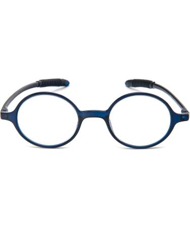 KoKoBin Retro Round Reading Glasses for Men & Women - TR90 Full Frame 2.5 Diopters - Stylish & Durable Reading Aid for International Shipping - Buy Online on GoSupps.com