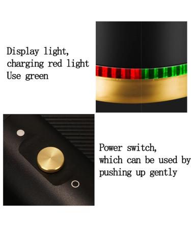 Buy M-1892 Gold Professional Hair Clippers - Corded & Cordless Rechargeable Electric Clipper for All Hair Types | Global Shipping Available - Buy Online on GoSupps.com