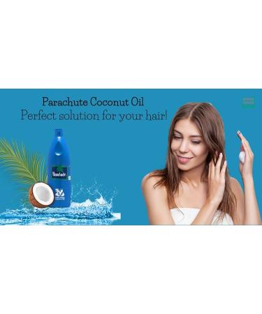 Parachute | Cocount Oil 200ml | 100% Pure and Natural | Non-refined | Ideal for Hair Mosturiser | Indian Origin | Pack Of 2 - Buy Online on GoSupps.com