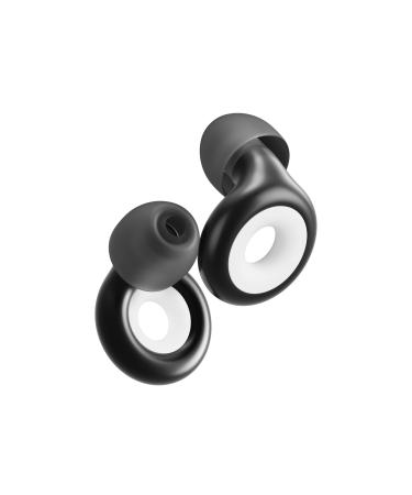 Loop Experience 2 Plus Ear Plugs Stylish Certified Hearing Protection for Concerts & Festivals Live Events Sports DJs & Nightlife 17dB Noise Reduction (High-Fidelity) + Mute for extra coverage Black