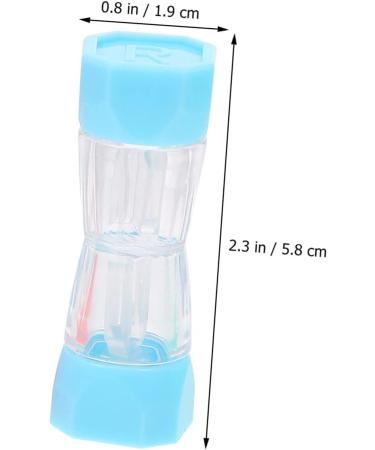 Homsfou 10 STK Contact Lens Container - Colored Kit Holder Medical ABS Case 2 Pieces (5.8x1.9x1.9cm) - International Shipping Available - Buy Online on GoSupps.com