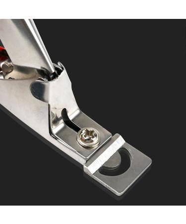 False Nail Tip Clipper Cutter Trimmer - Pink Acrylic Nail Tips Edge Cutter Tool - Buy Online on GoSupps.com