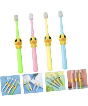 Shop Healvian Cartoon Baby Toothbrush - 4 Pack Nano Travel Toothbrushes for Kids & Adults - Buy Online on GoSupps.com