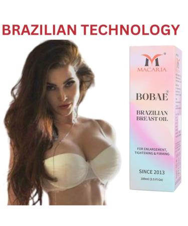 MACARIA Bobae Brazilian Breast enlargement cream enhancement Oil Bigger Bust firming lfting oil for women - Buy Online on GoSupps.com